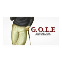 G.O.L.F. GENTLEMEN ONLY LADIES FORBIDDEN