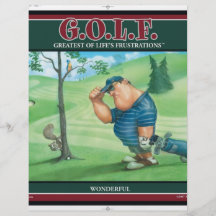 G.O.L.F. GREATEST OF LIFE'S FRUSTRATIONS FULL COLOUR FLYER