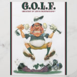 G.O.L.F. GREATEST OF LIFE'S FRUSTRATIONS CUSTOM FLYER