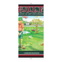 G.O.L.F. GREATEST OF LIFE'S FRUSTRATIONS CUSTOMIZED RACK CARD