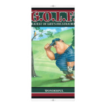 G.O.L.F. GREATEST OF LIFE'S FRUSTRATIONS RACK CARDS