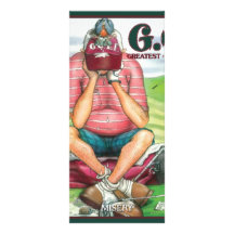 G.O.L.F. GREATEST OF LIFE'S FRUSTRATIONS PERSONALIZED RACK CARD
