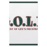 G.O.L.F. GREATEST OF LIFE'S FRUSTRATIONS CUSTOM STATIONERY