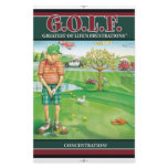 G.O.L.F. GREATEST OF LIFE'S FRUSTRATIONS STATIONERY PAPER