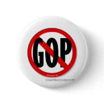 G.O.P.  Circle Slash Button