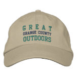 G R E A T OUTDOORS, ORANGE COUNTY embroidered hats