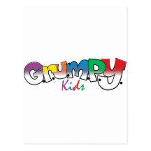 G.R.U.M.P.Y. Kids Wear Postcard