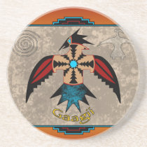 Gaaghii - Raven coasters