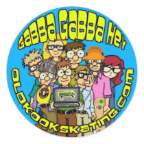 Gabba Gabba Hey Round Sticker