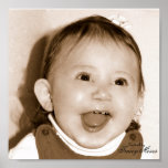Gabbys birthday smile, Portrait II Posters