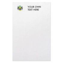 Gabon Coat of Arms Custom Stationery