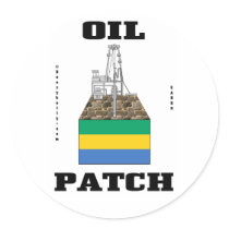Gabon Oil Field Sticker,Rabi,Kounga,Oil,Gas,Rig