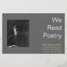 Gabriela Mistral Flyer Design