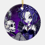 "Gabriella" Gothic Skull Angel Ornaments