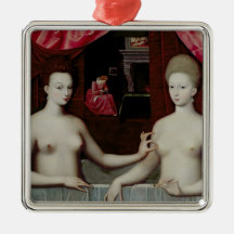 Gabrielle d'Estrees  and her sister Ornaments