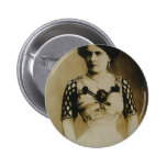 Gabrielle, the amazing half-woman! pinback button