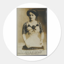Gabrielle, the amazing half-woman! sticker