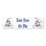 Gadsden - Don't Tread on Me, Live Free or Die Bumper Sticker