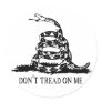 Gadsden - Don't Tread on Me Round Stickers