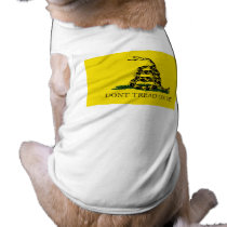 Gadsden Flag Dont Tread On Me Doggie Tshirt