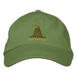 Gadsden Flag Dont Tread On Me Embroidered Baseball Caps