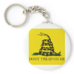 Gadsden Flag Don't Tread On Me Keychains