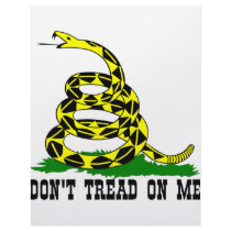 Gadsden Flag Don't Tread On Me Customized Letterhead