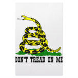 Gadsden Flag Don't Tread On Me stationery