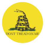 Gadsden Flag Dont Tread On Me Sticker