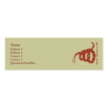 Gadsden Flag Profile Cards Business Cards
