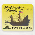 Gadsden - Tea Party Like It's 1773 Mousepad