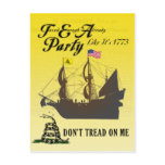 Gadsden - Tea Party Like It's 1773 Postcard