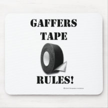 Gaffers Tape Rules Mousepad