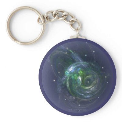 GAIA THE LIVING PLANET KEY CHAIN by ruthjjamieson