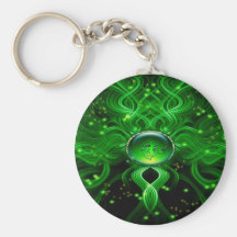 Gaias Life Stream Keychain