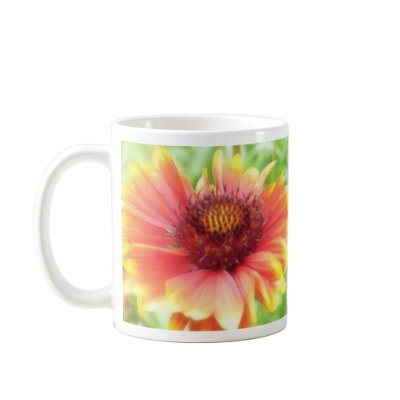 Gaillardia Bloom Up Close Mugs by Pretty_World