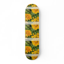Gaillardia Flowers Skateboard