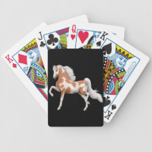 Gaited Saddlebred Paint Horse Playing Cards