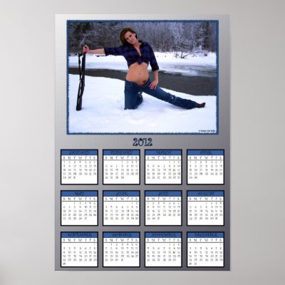 Gal with Gun Poster Calendar by TrophyGalGifts
