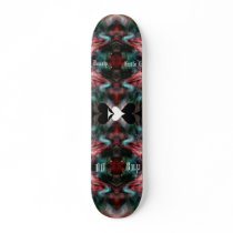 galactic back drop skate board deck