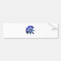 Galactic buttefly bumper sticker