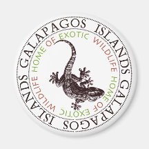 Galapagos Islands Lizard Magnet
