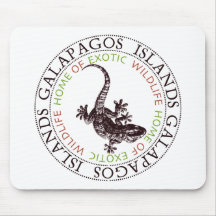 Galapagos Islands Lizard Mousepad