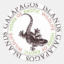 Galapagos Islands Lizard Sticker