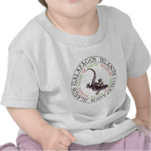Galapagos Islands Lizard Tee Shirts