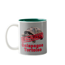 Galapagos Tortoise Endangered Art Tshirts Mug
