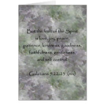 Galatians 5:22-23 ~ Fruit of the Spirit Card