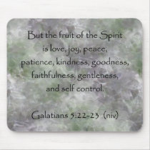 Galatians 5:22-23 ~ Fruit of the Spirit Mouse Pad