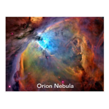 Galaxie de l'espace de nébuleuse d'Orion Carte Postale