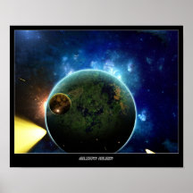 Galaxies Ablaze Print